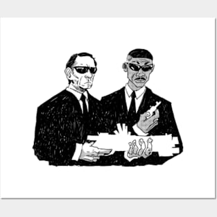 Men in black Posters and Art